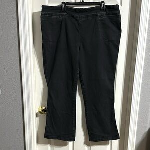 Women’s 2 pairs of Croft & Barrow Stretch Pull on jeans size 2X short bootcut